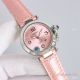 Swiss Cartier Pasha de Ladies 32mm Watch Automatic Pink Leather Strap (5)_th.jpg